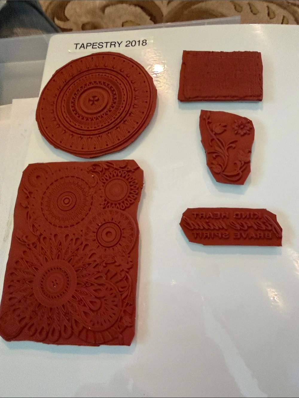 Club scrap assorted medallion Rubber Stamp Set Sheets. About 80 new stamps
